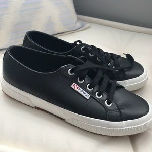 SUPERGA 2750 COTU CLASSIC LEATHER SNEAKER